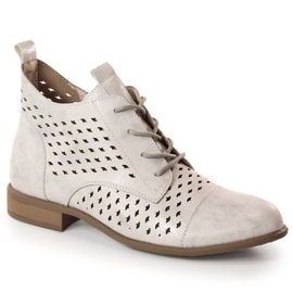 Bottes à ressort ajourées Jezzi W JEZ392B argent