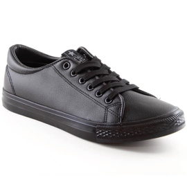 Sneakers News 1500 homme en éco-cuir noir