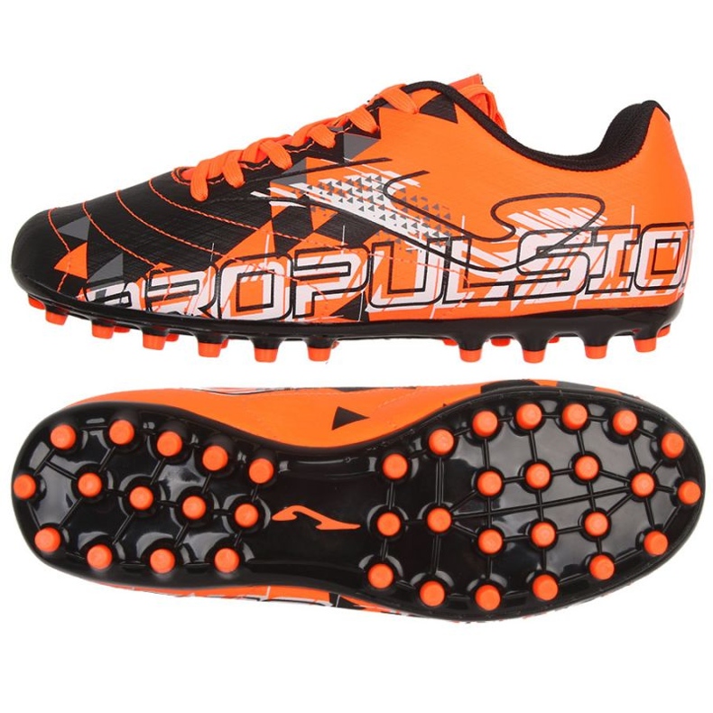 Chaussures Joma Propulsion 2304 Jr Ag PRJS2308AG orange oranges et rouges Chaussures Joma Propulsion 2304 Jr Ag PRJS2308AG orange oranges et rouges