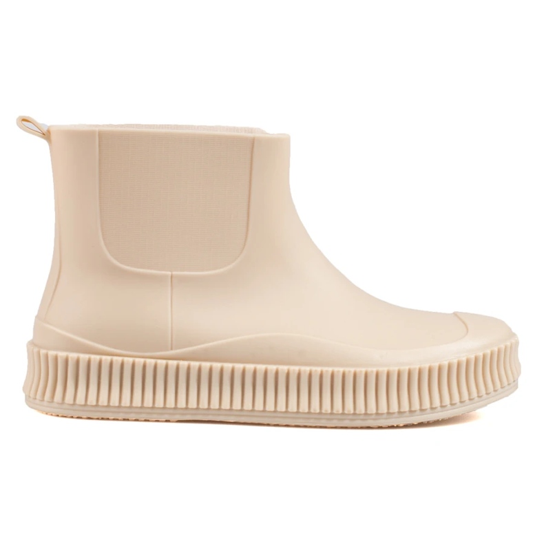 Bottes en caoutchouc crème Shelovet pour femmes beige Bottes en caoutchouc crème Shelovet pour femmes beige