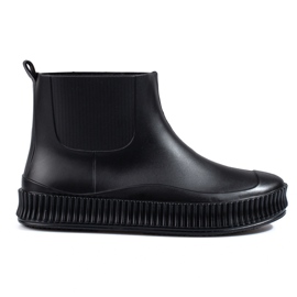 Bottes de pluie noires Shelovet pour femmes