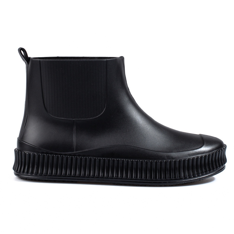 Bottes de pluie noires Shelovet pour femmes le noir