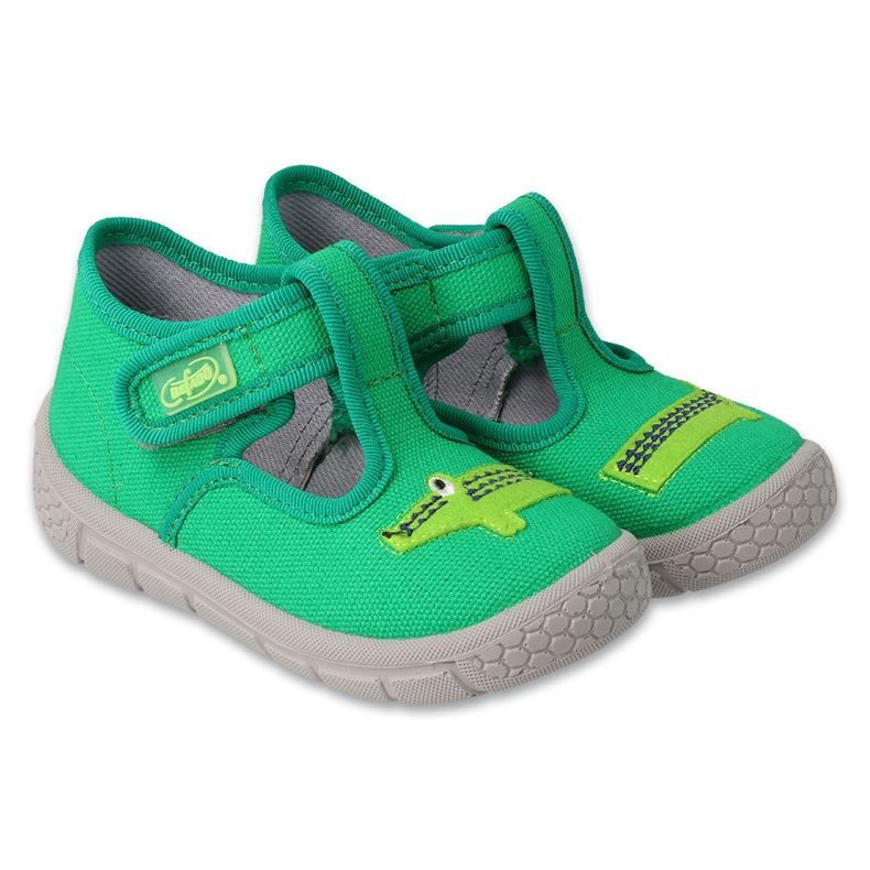 Berceneurs pour enfants de Befado 631p022 Green avec un crocodile vert