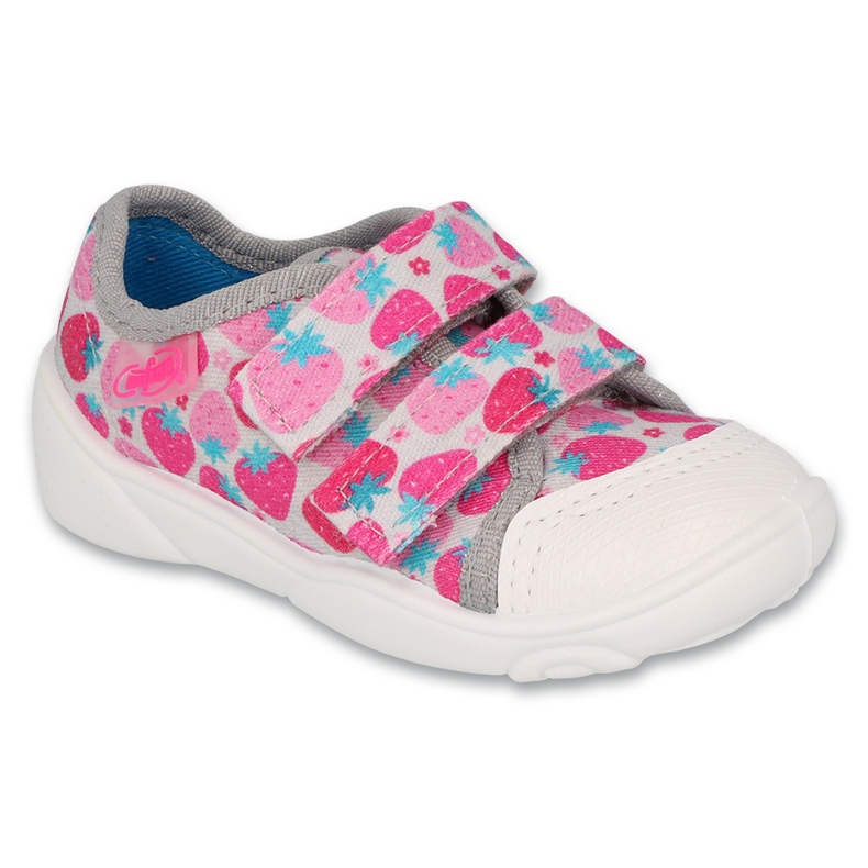 Slippers pour enfants de Befado 907p152 Pindres roses