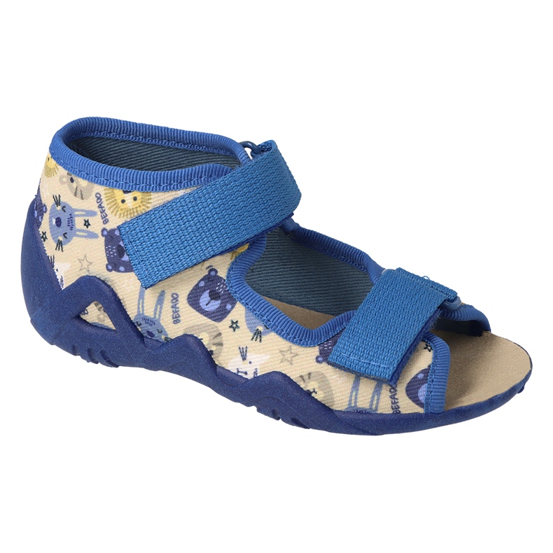 Befado Béfado Sandals pour enfants en cuir 350p040 beige beige