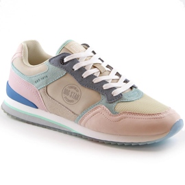 Chaussures de sport en cuir pour femmes baskets Big Star LL274347 multicolore Chaussures de sport en cuir pour femmes baskets Big Star LL274347 multicolore