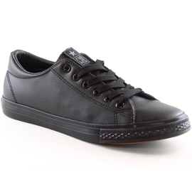 Baskets en similicuir noir News 1500 le noir
