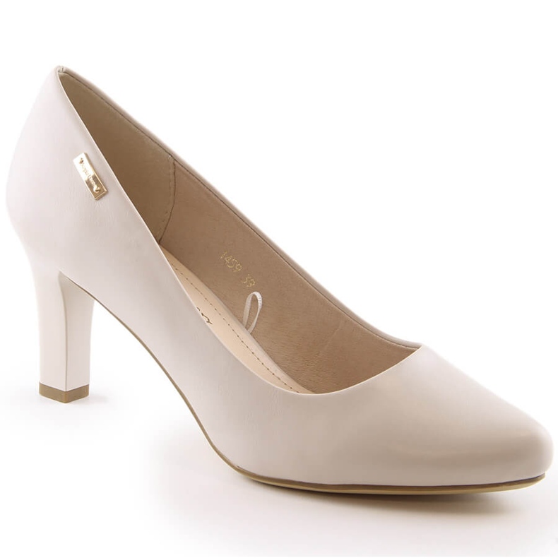 Escarpins à talons gris clair pour femmes Sergio Leone 1459