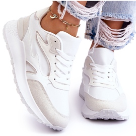 Chaussures de sport à plateforme pour femmes Blanc Henley