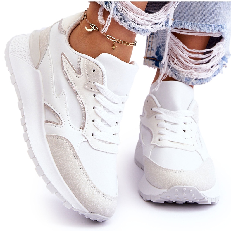 Chaussures de sport à plateforme pour femmes Blanc Henley blanche Chaussures de sport à plateforme pour femmes Blanc Henley blanche