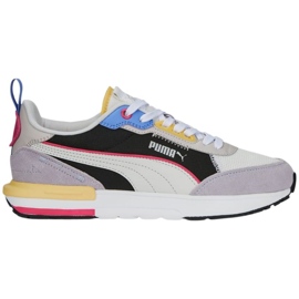 Puma R22 chaussures beige-noir-violet 383462 24 multicolore