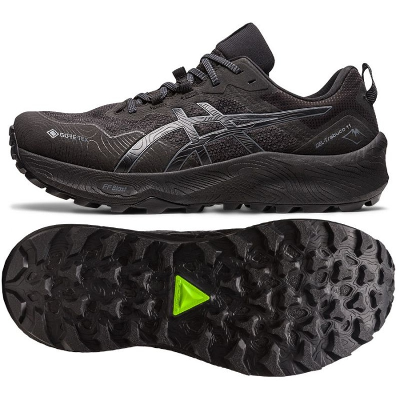 Chaussures de course Asics Gel-Trabuco 11 Gtx 1011B608 002 le noir