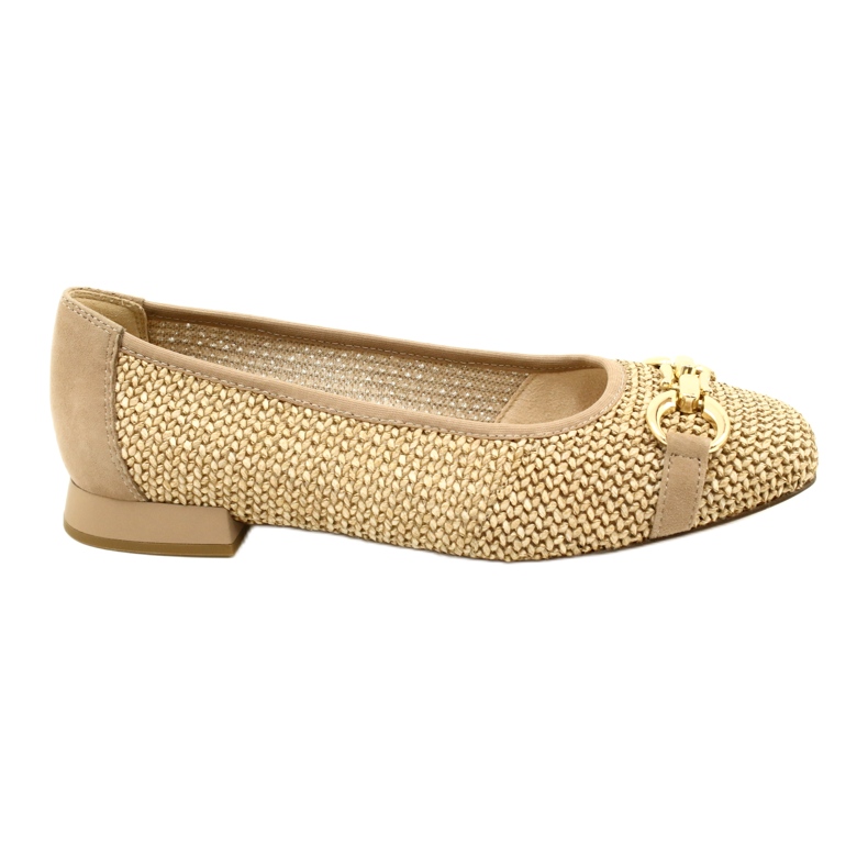 Ballerines femme Caprice 9-22503-20 311 Bark Comb beige