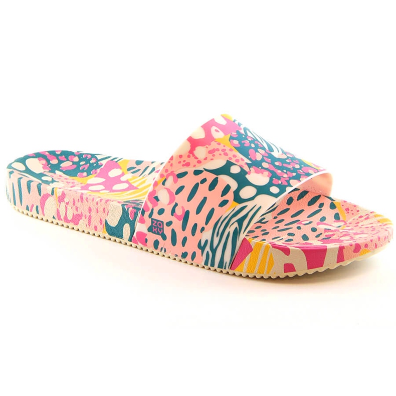 Pantoufles confortables pour femmes, élastiques, multicolores parfumées ZAXY Manifestar Color Slide HH285097
