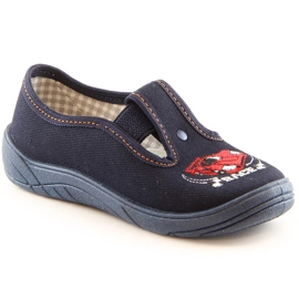 Chaussons garçons pour l'école maternelle Nazo N017ADW bleu