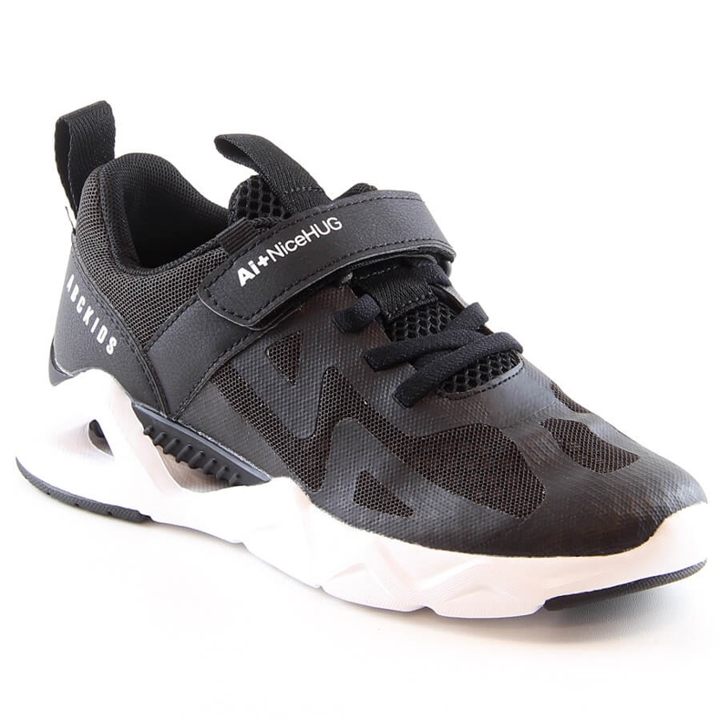 Atletico Chaussures de sport enfant avec velcro noir AbcKids B022302001 le noir Atletico Chaussures de sport enfant avec velcro noir AbcKids B022302001 le noir