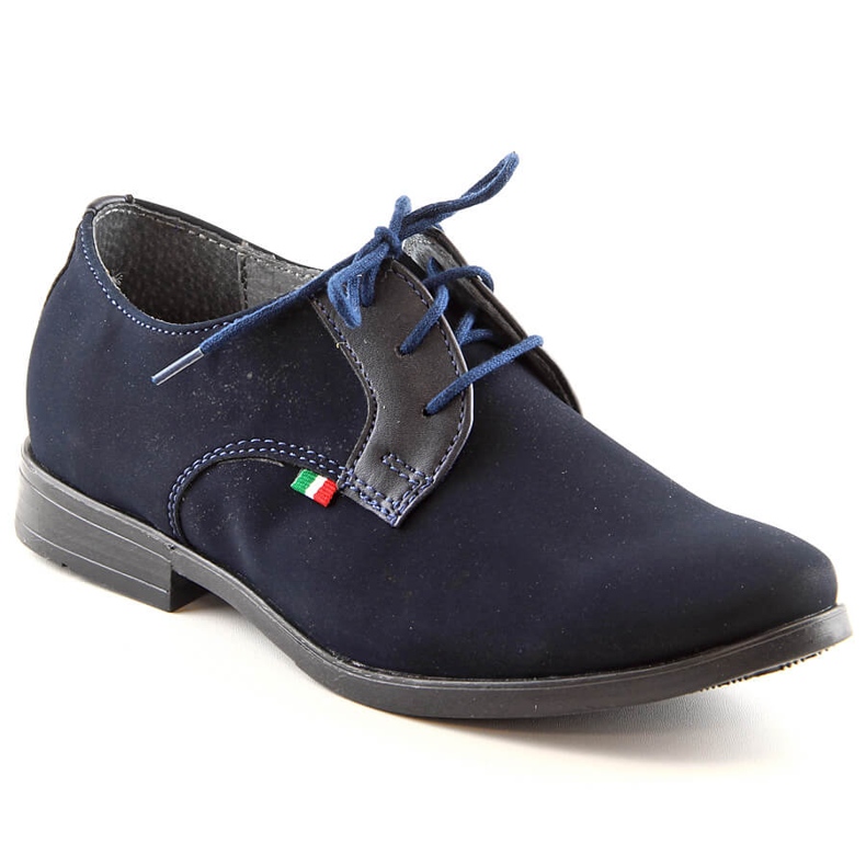 Chaussures habillées garçon Kornecki 6120 bleu marine
