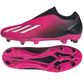 Adidas X Speedportal.3 Fg Ll M GZ5065 chaussures de football rose roses et violets Adidas X Speedportal.3 Fg Ll M GZ5065 chaussures de football rose roses et violets