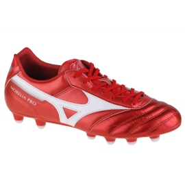 Chaussures de football Mizuno Morelia Ii Pro Md M P1GA221360 rouge oranges et rouges Chaussures de football Mizuno Morelia Ii Pro Md M P1GA221360 rouge oranges et rouges