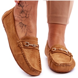Mocassins en daim avec ornement Eleina marron brun