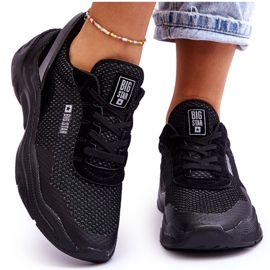 Chaussures de sport en tissu pour femme Système de mousse à mémoire de forme Big Star LL274A065 Noir