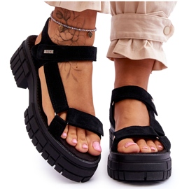 Sandales en Daim Femme Big Star LL276035 Noir