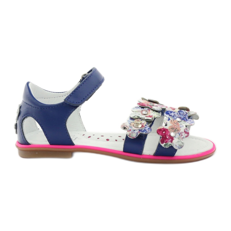 Sandales gladiateur Bartek 19168 bleu marine multicolore rose multicolore