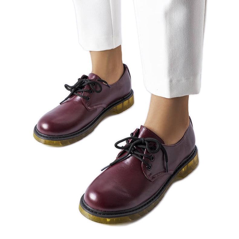 BM Bottines bovver Parfait bordeaux rouge BM Bottines bovver Parfait bordeaux rouge
