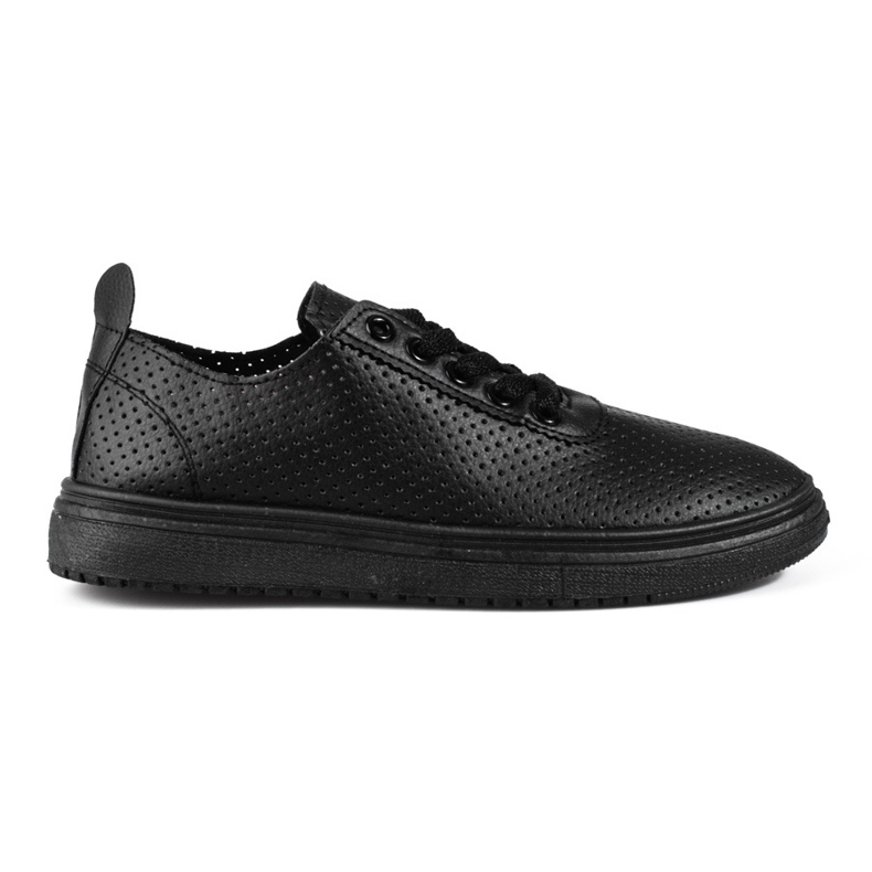 Baskets Shelovet noires femme ajourées le noir