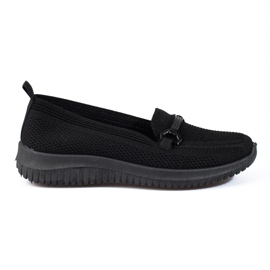 Mocassins textile femme Shelovet noirs le noir