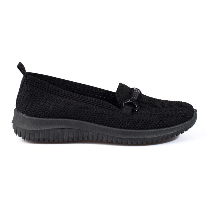 Mocassins textile femme Shelovet noirs le noir