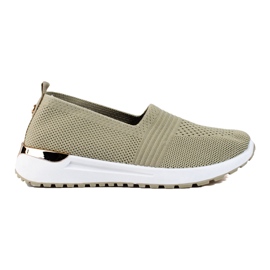 Baskets femme ajourées Shelovet vert