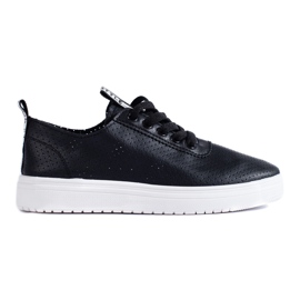 Chaussures sport ajourées Shelovet noires femme