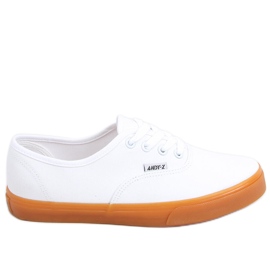 Werde Baskets femme en toile blanche