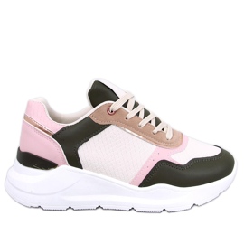 BM Baskets compensées roses Kelsi