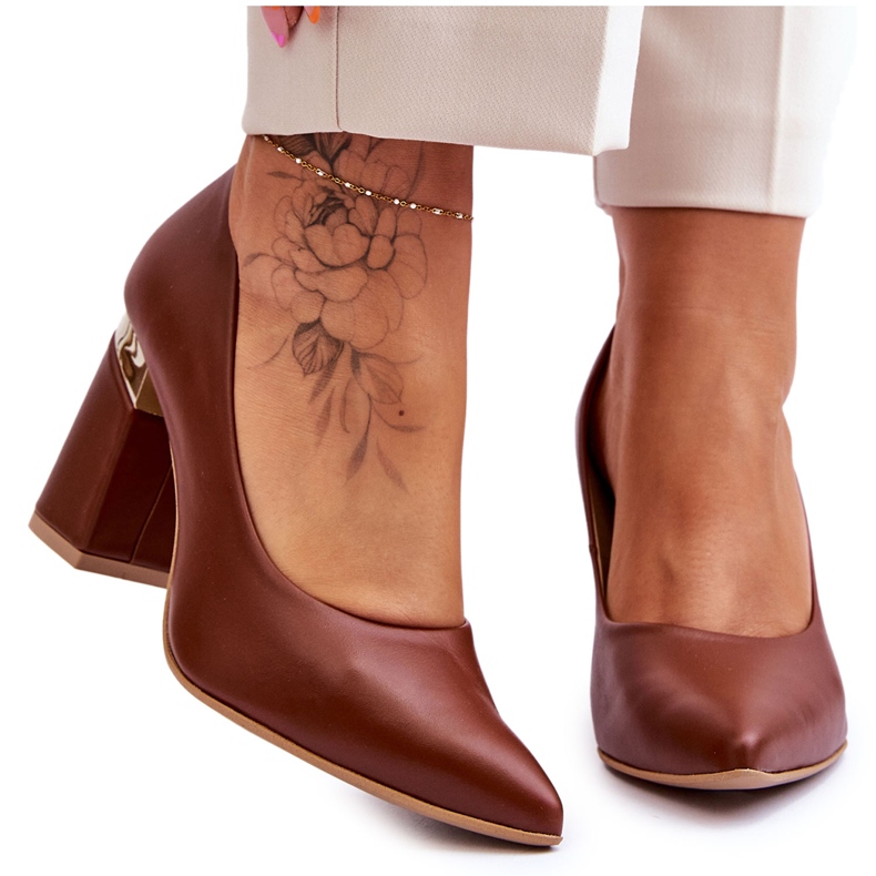 Lewski Shoes Escarpins Cuir Lewski 3117 Marron brun Lewski Shoes Escarpins Cuir Lewski 3117 Marron brun