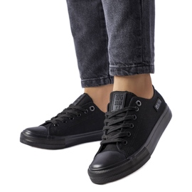 Baskets en tissu noir Big Star KK274009 le noir Baskets en tissu noir Big Star KK274009 le noir