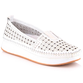 Chaussures femme ajourées à élastique blanc T.Sokolski VU85LAS