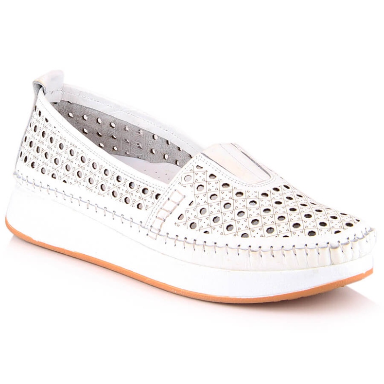 Chaussures femme ajourées à élastique blanc T.Sokolski VU85LAS blanche