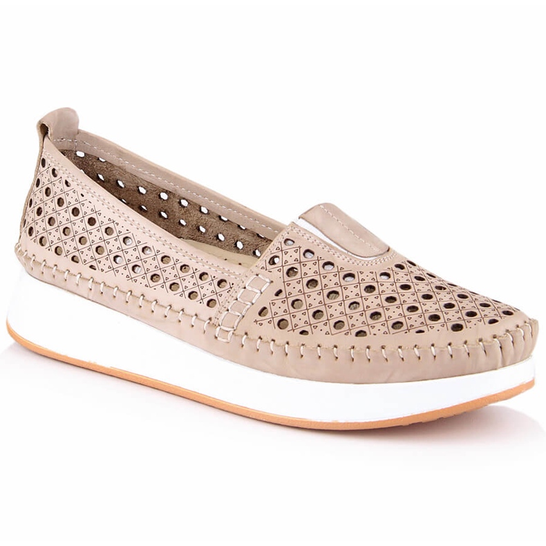 Chaussures femme ajourées à élastique beige T.Sokolski VU85LAS Chaussures femme ajourées à élastique beige T.Sokolski VU85LAS