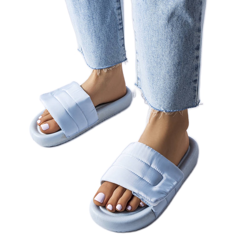 BM Chaussons velcro bleu Aleron BM Chaussons velcro bleu Aleron