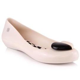 Ballerines confortables élastiques en caoutchouc parfumé Zaxy LL285030 beige