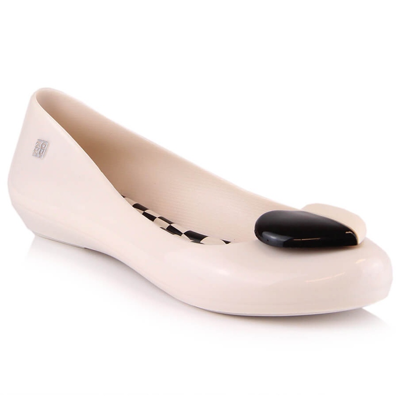 Ballerines confortables élastiques en caoutchouc parfumé Zaxy LL285030 beige