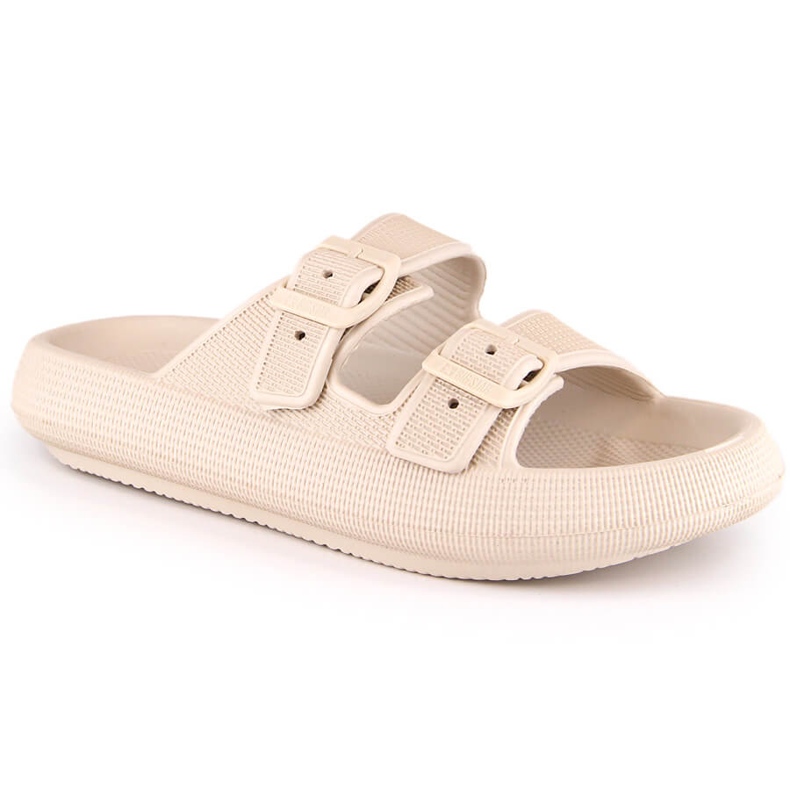 Chaussons de sport pour femmes sur la plate-forme beige Big Star LL274611