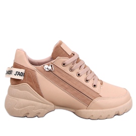 Baskets compensées Helser Kaki brun