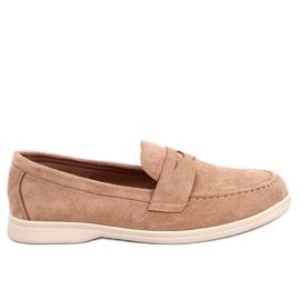 BM Blum Mocassins en daim Beige BM Blum Mocassins en daim Beige