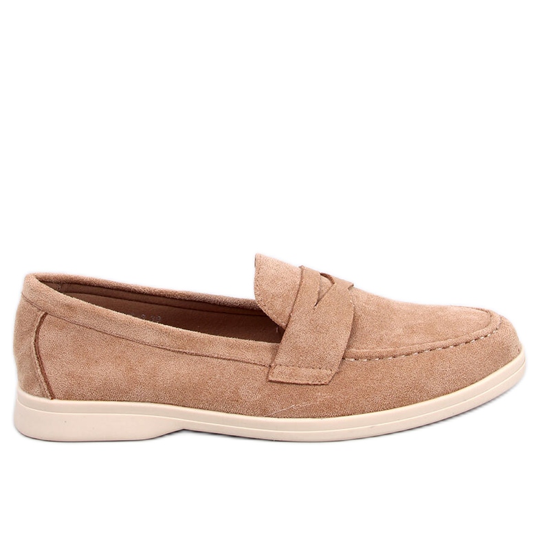 BM Blum Mocassins en daim Beige