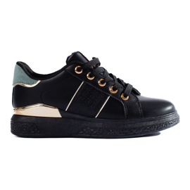 Chaussures de sport femme noires Baskets Shelovet