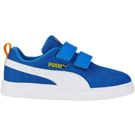 Puma Courtflex v2 Mesh V Ps Jr Chaussures 371758 14 bleu Puma Courtflex v2 Mesh V Ps Jr Chaussures 371758 14 bleu