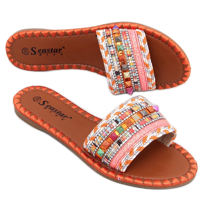 Chaussons Maroc Orange Marrakech